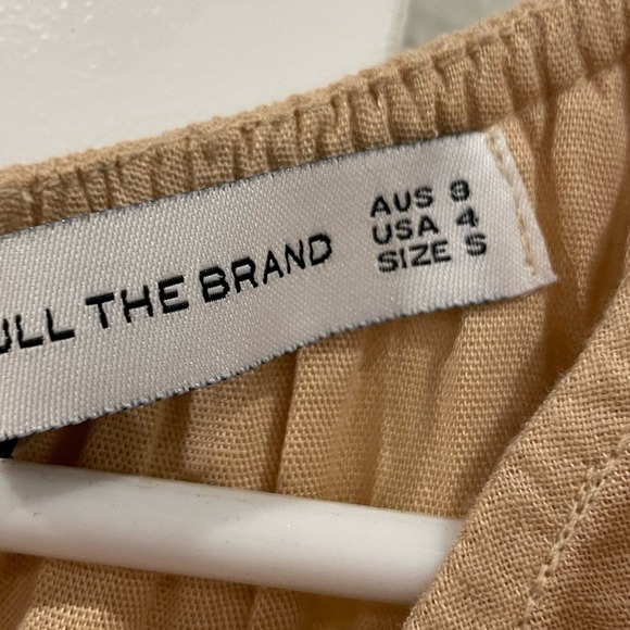 ☀️Faithfull the Brand La Pineta Linen Dress Size 4 - Picture 4 of 4